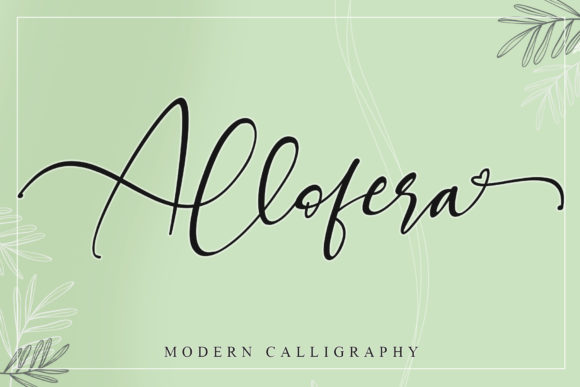 Allofera: A Handwritten Font That Elevates Your Handmade Products