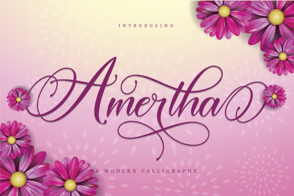 Amertha: A Handwritten Font That Builds Trust for Small Businesses