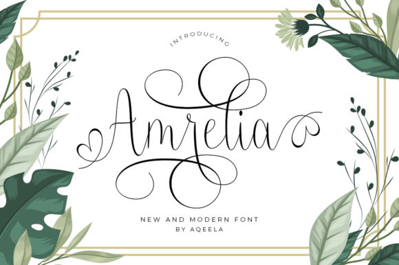 Amrelia: A Sweet, Soft Handwritten Typeface for Thoughtful Editorial Moments