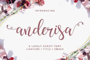 Anderisa: A Delicate Script Font for Digital Brand Charm