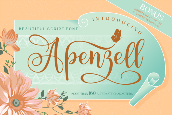 Apenzell: A Timeless Script Font for Handmade Creators