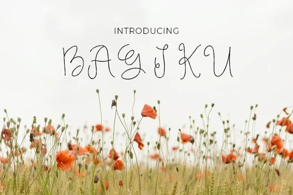 Bagiku: A Handwritten Font That Makes Your Campaign Feel Human