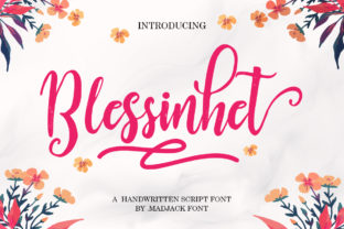 Blessinhet: A Playful Script Font That Elevates Real Small Business Branding