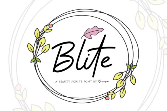Blite: A Timeless Script Font with Modern Flair