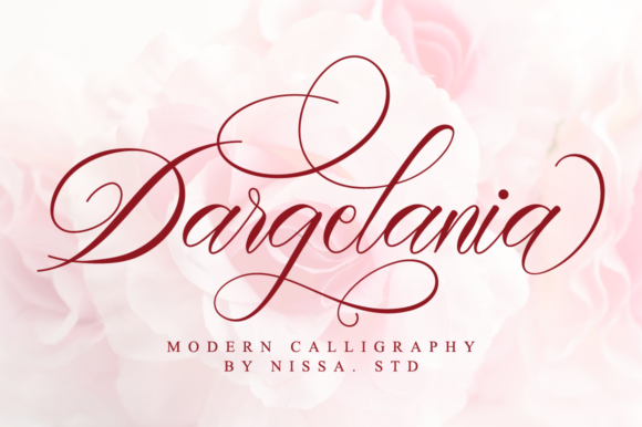 Dargelania: A Script Font with Character and Versatility