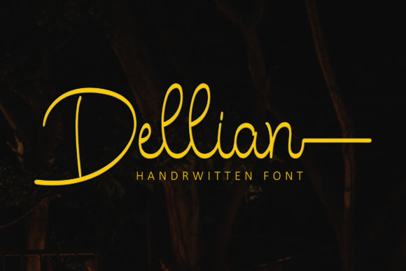 Dellian: A Sweet, Soft Script Font for Handmade Charm