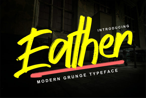 Eather: A Modern Handwritten Font for Digital Branding