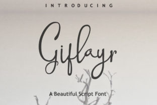Gifloyr: A Beautiful Handwritten Script Font for Web Design