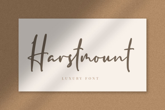 Harstmount: A Script Font That Elevates Web Design