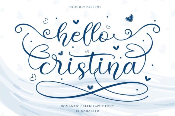 Hello Cristina: A Romantic Script Font for Handmade Creators