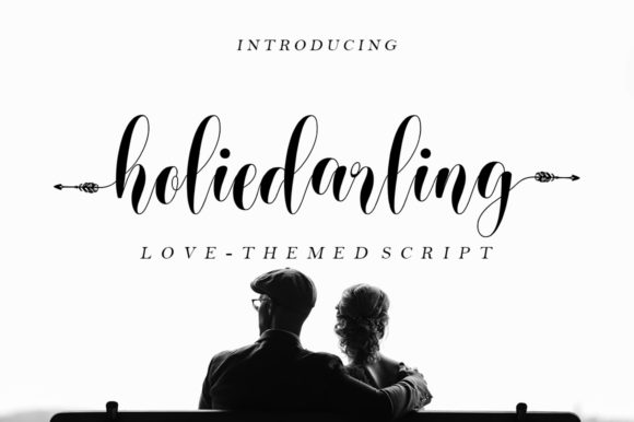 Holiedarling: A Handwritten Script Font for Digital Brand Warmth