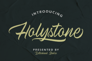 Holystone: A Friendly Script Font That Converts