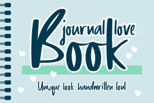 Journal Love Book: A Font That Adds Heart to Your Brand