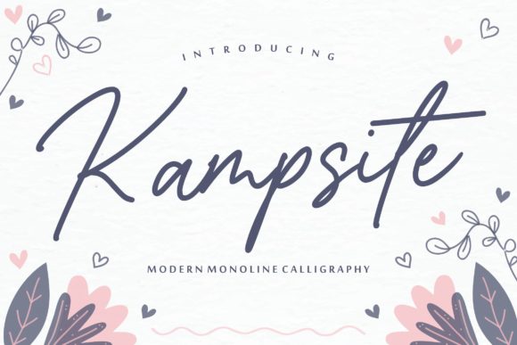 Kampsite: A Modern Script Font for Scroll-Stopping Marketing
