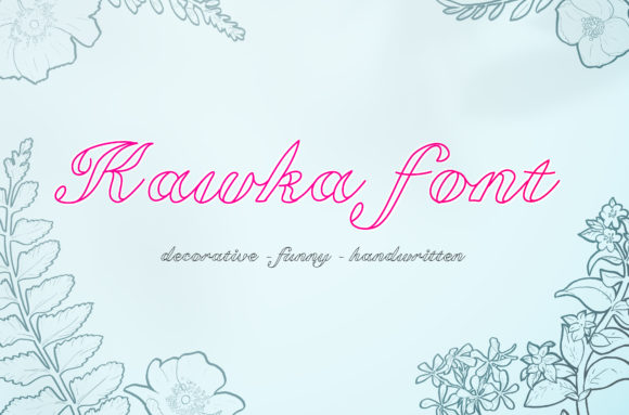 Kawka: A Sweet, Flowing Handwritten Font for Thoughtful Branding