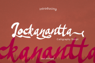 Lockanantta: A Script Font for Editorial Elegance