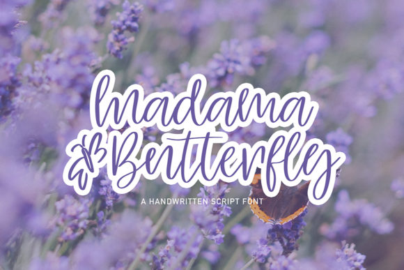Madama Butterfly: A Handwritten Font That Feels Like a Warm Conversation