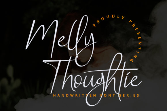 Melly Thoughtie: A Modern Script Font That Feels Like a Thoughtful Design Choice