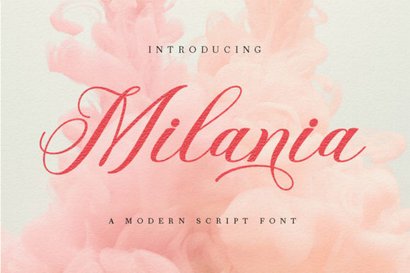 Milania: A Romantic Script Font for Digital Branding
