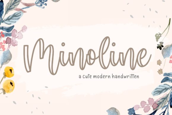 Minoline: A Handwritten Font for Editorial Warmth