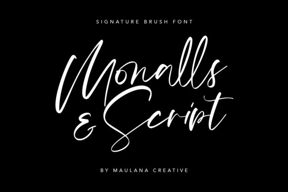 Monalls Handwritten Font for Crafters & Sellers