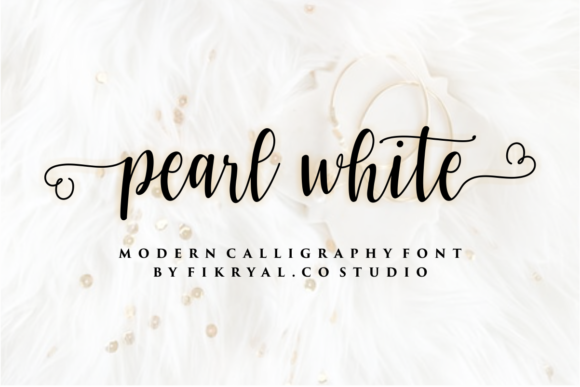 Pearl White: A Script Font That Elevates Real Business Branding