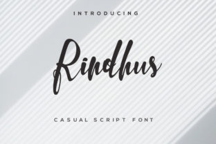 Rindhus: A Script Font That Makes Your Campaign Stand Out