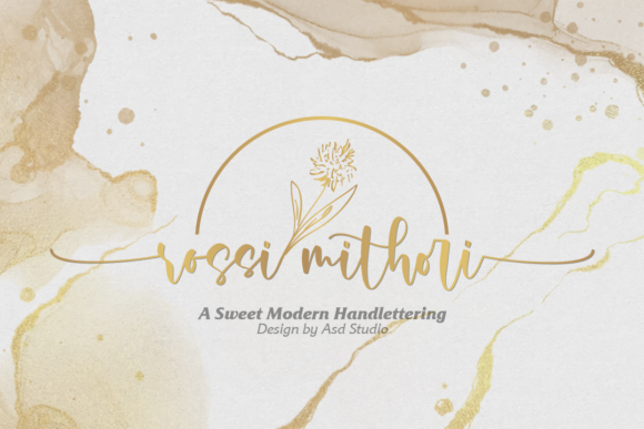 Rossi Mithori: A Script Font That Makes Your Brand Feel Thoughtful & Timeless
