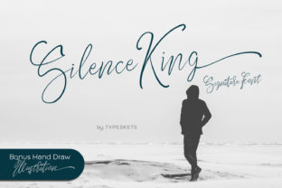 Silence King: A Script Font That Elevates Real Small Business Branding