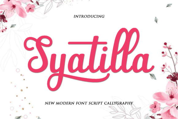 Syatilla: A Sweet, Elegant Handwritten Font for Your Brand
