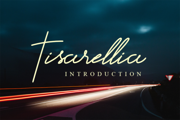Tisarellia: A Modern Handwritten Font for Small Business Branding
