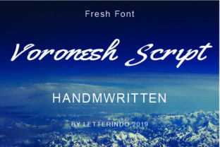Voronesh: A Delicate Script Font for Editorial Elegance